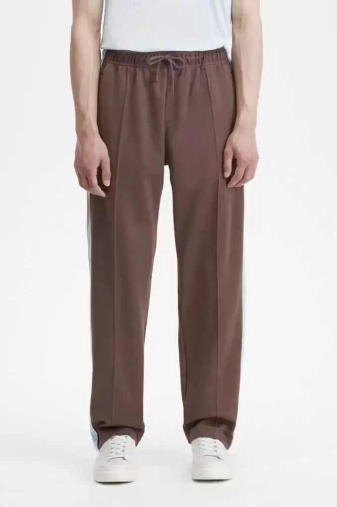 Pantaloni sport pentru bărbați cu detaliu de bandă Pantaloni sport pentru bărbați cu detaliu de bandă