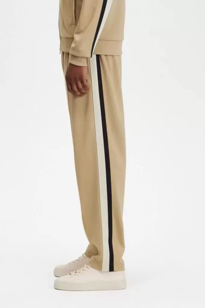 Pantaloni sport pentru bărbați cu detaliu de bandă Pantaloni sport pentru bărbați cu detaliu de bandă