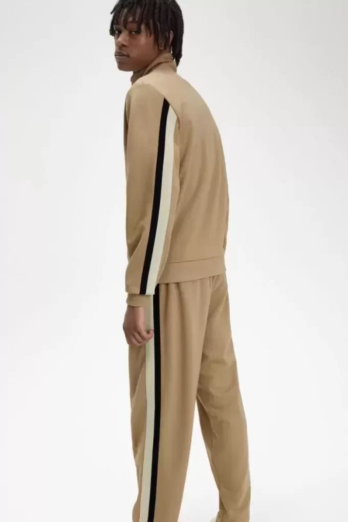 Pantaloni sport pentru bărbați cu detaliu de bandă Pantaloni sport pentru bărbați cu detaliu de bandă