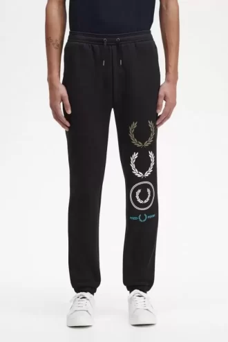 Pantaloni sport pentru bărbați cu grafică Branding