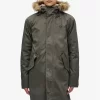Parka pentru bărbați cu fermoar Parka pentru bărbați cu fermoar