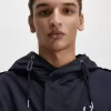 Parka pentru bărbați cu imprimeu petic Parka pentru bărbați cu imprimeu petic