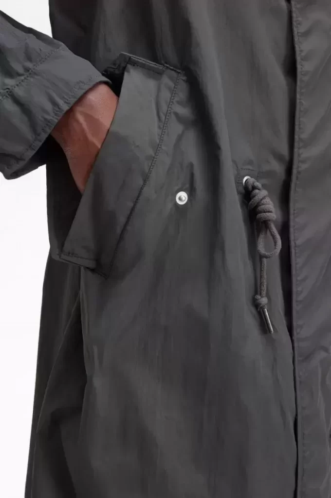 Parka pentru bărbați cu tiv drept Parka pentru bărbați cu tiv drept