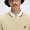 Pulover bărbătesc cu cusătură Waffle