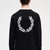 Pulover bărbătesc cu grafică Laurel Wreath