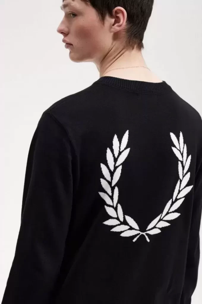 Pulover bărbătesc cu grafică Laurel Wreath