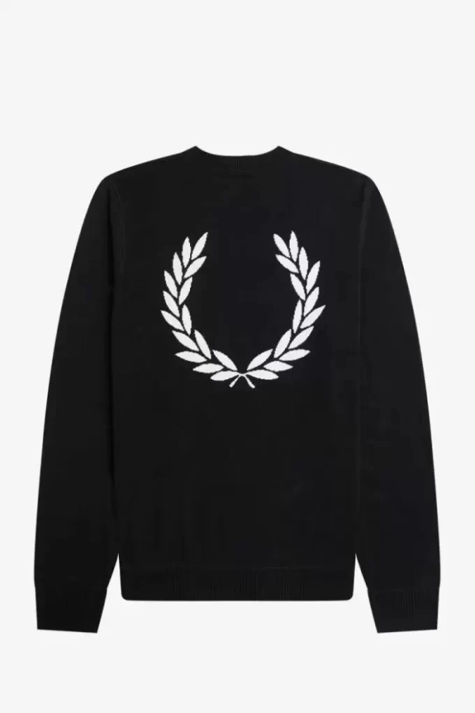 Pulover bărbătesc cu grafică Laurel Wreath