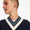 Pulover cu guler în V și tricotaje Pulover cu guler în V și tricotaje
