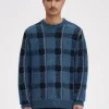 Pulover Glitch Tartan pentru bărbați Pulover Glitch Tartan pentru bărbați