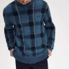 Pulover Glitch Tartan pentru bărbați Pulover Glitch Tartan pentru bărbați