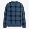Pulover Glitch Tartan pentru bărbați Pulover Glitch Tartan pentru bărbați
