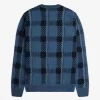 Pulover Glitch Tartan pentru bărbați Pulover Glitch Tartan pentru bărbați