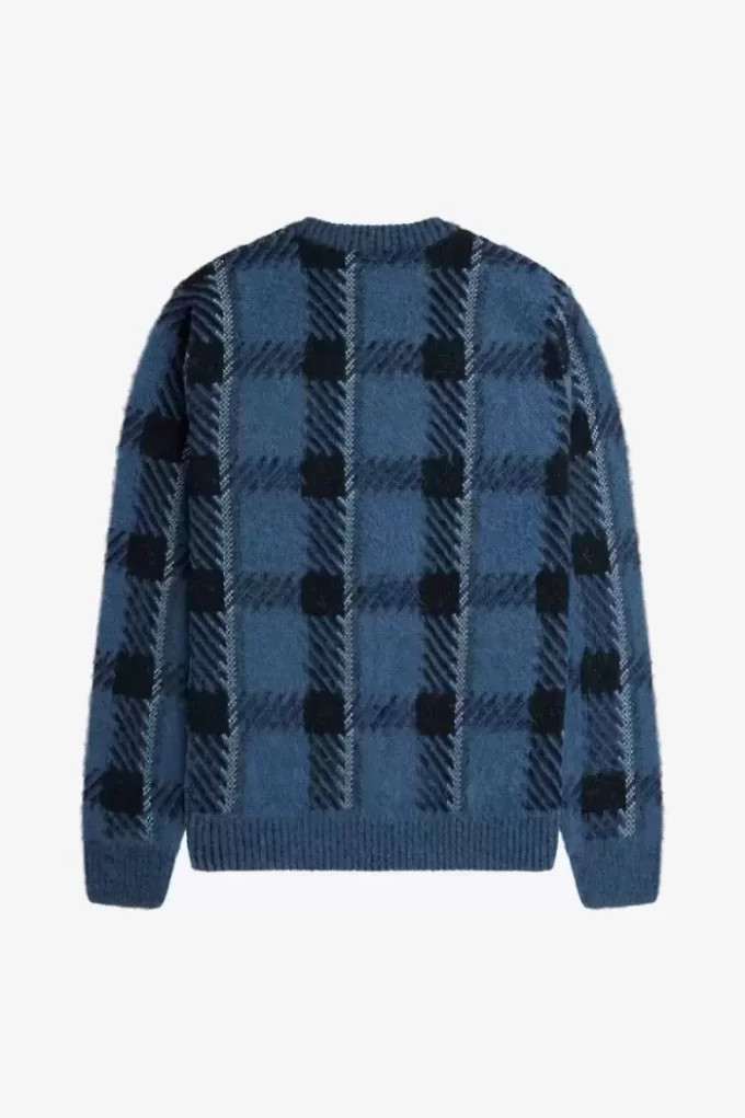 Pulover Glitch Tartan pentru bărbați Pulover Glitch Tartan pentru bărbați