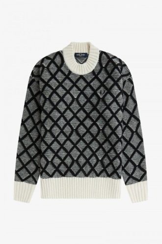 Pulover monocrom texturat tricotat