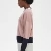 Pulover pentru femei cu blocuri de culoare Pulover pentru femei cu blocuri de culoare