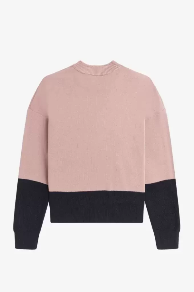 Pulover pentru femei cu blocuri de culoare Pulover pentru femei cu blocuri de culoare