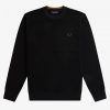 Pulover texturat din merinos tricotat Pulover texturat din merinos tricotat