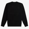 Pulover texturat din merinos tricotat Pulover texturat din merinos tricotat