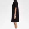 Rochie de damă cu cămașă piqué și vârfuri
