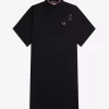Rochie de damă cu cămașă piqué și vârfuri