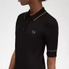 Rochie de damă cu cămașă tricotată cu nervuri Rochie de damă cu cămașă tricotată cu nervuri