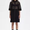 Rochie de damă cu cămașă tricotată deschisă