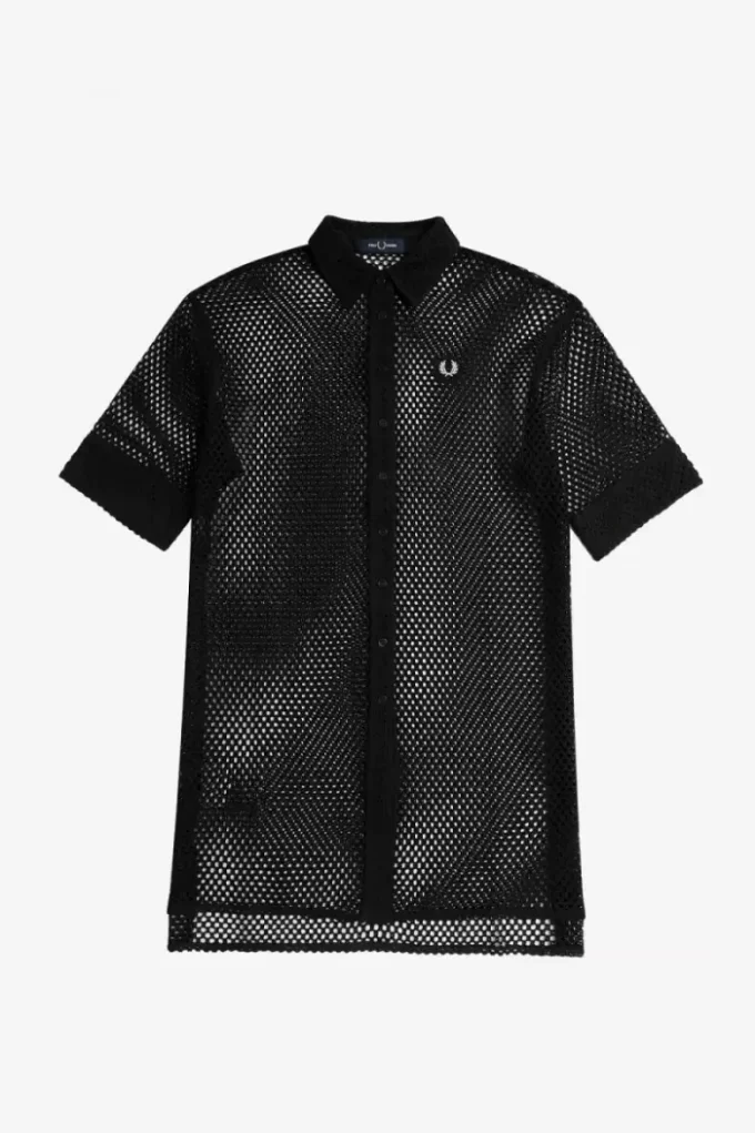 Rochie de damă cu cămașă tricotată deschisă