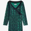 Rochie de damă cu imprimeu de șarpe și umeri goi Rochie de damă cu imprimeu de șarpe și umeri goi
