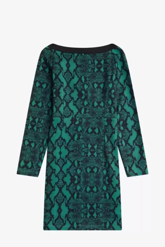 Rochie de damă cu imprimeu de șarpe și umeri goi Rochie de damă cu imprimeu de șarpe și umeri goi
