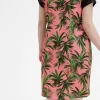 Rochie de damă cu imprimeu de palmier Rochie de damă cu imprimeu de palmier