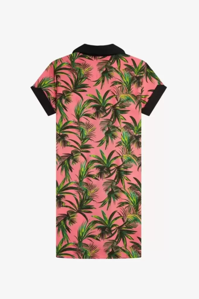 Rochie de damă cu imprimeu de palmier Rochie de damă cu imprimeu de palmier