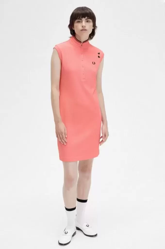 Rochie de damă cu imprimeu piqué Rochie de damă cu imprimeu piqué