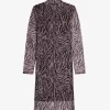 Rochie de damă cu imprimeu zebră din plasă Rochie de damă cu imprimeu zebră din plasă