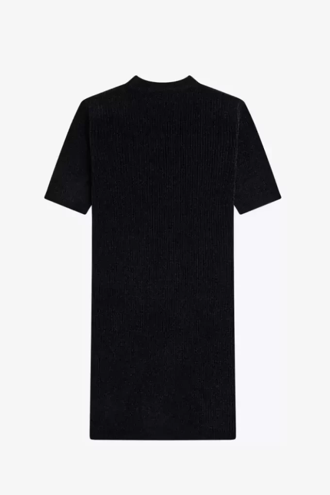 Rochie de damă cu nervuri de chenilă Rochie de damă cu nervuri de chenilă