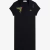 Rochie de damă din piqué brodat Rochie de damă din piqué brodat