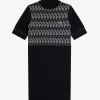 Rochie de damă tricotată Jacquard Rochie de damă tricotată Jacquard