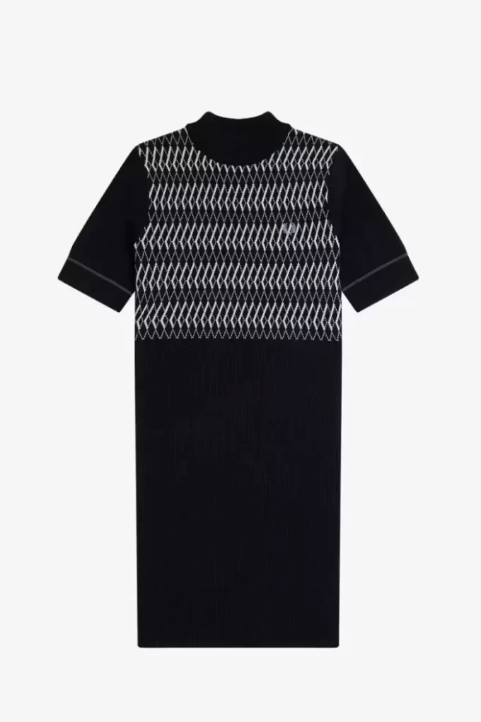 Rochie de damă tricotată Jacquard Rochie de damă tricotată Jacquard