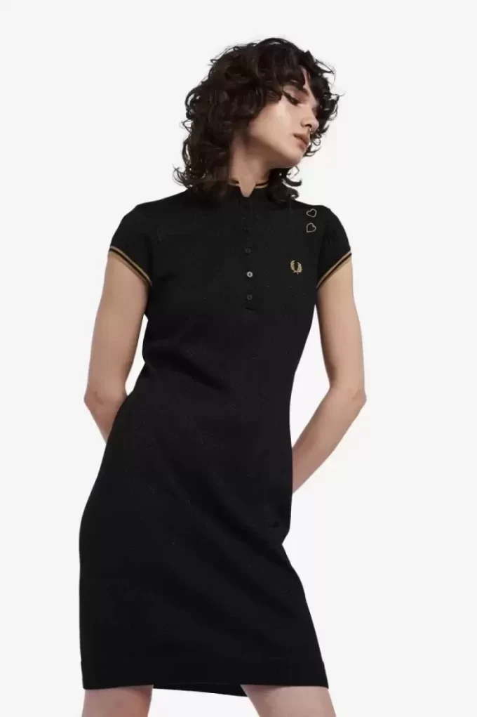 Rochie de damă tricotată metalică Rochie de damă tricotată metalică