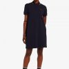 Rochie din piqué cu panouri tartan Rochie din piqué cu panouri tartan