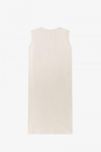 Rochie tip tricou fără mâneci, cu imprimeu de tip tricou