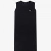 Rochie tip tricou fără mâneci, cu imprimeu de tip tricou Rochie tip tricou fără mâneci, cu imprimeu de tip tricou
