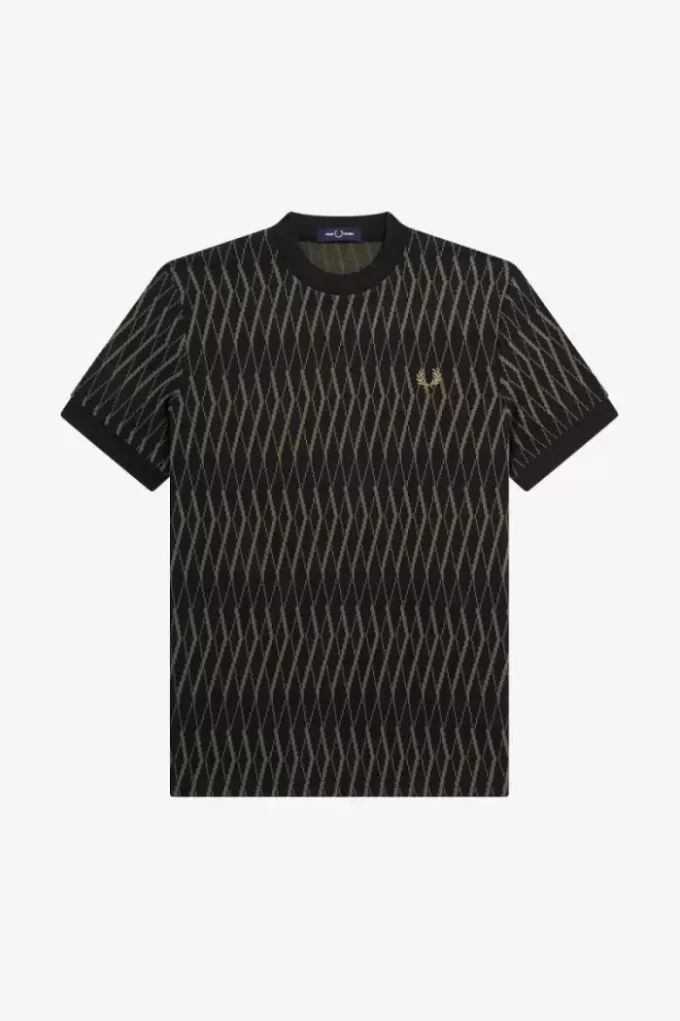 Tricou Argyle Jacquard pentru bărbați Tricou Argyle Jacquard pentru bărbați