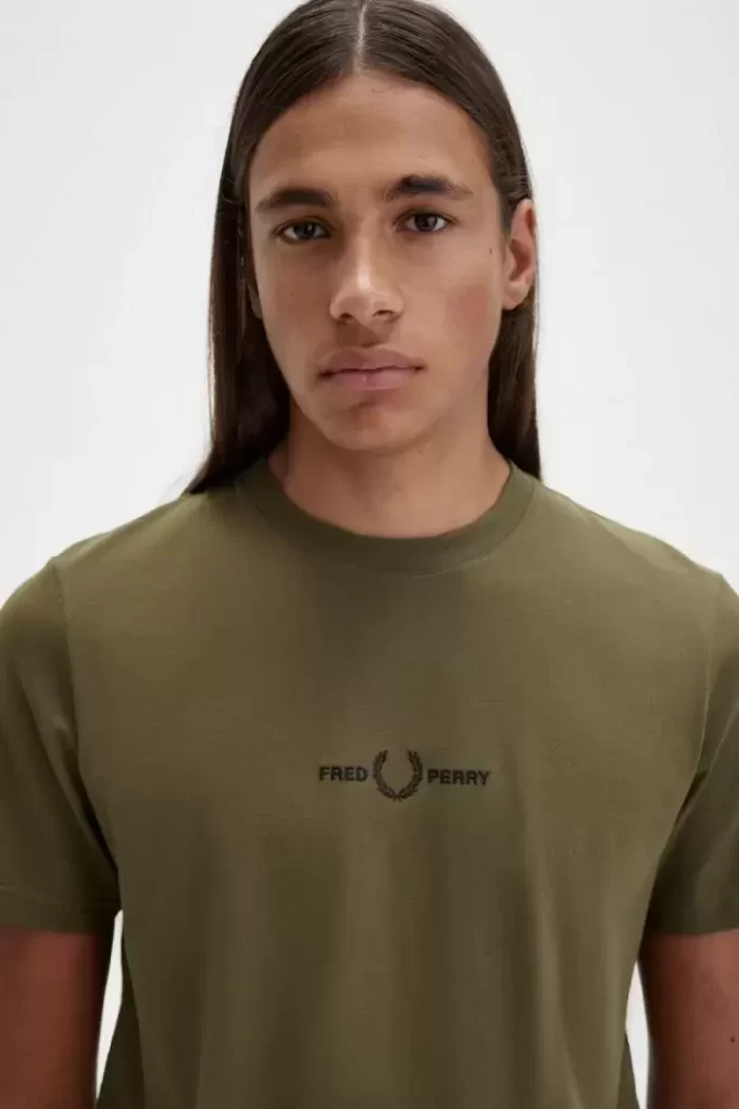 Tricou bărbătesc brodat