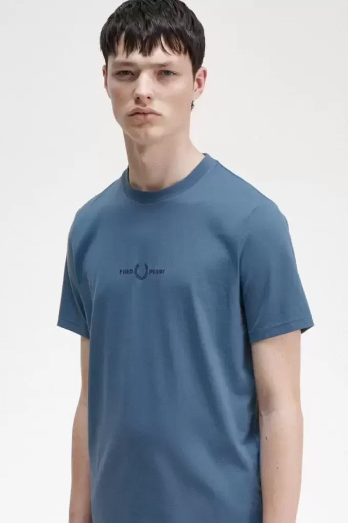 Tricou bărbătesc brodat