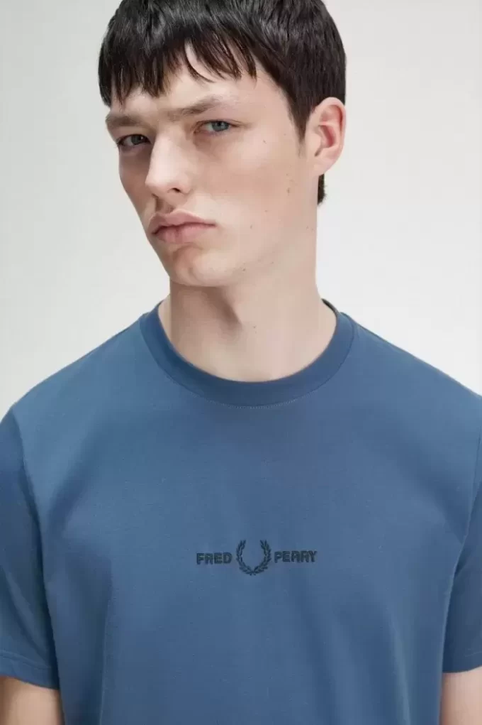 Tricou bărbătesc brodat