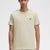 Tricou bărbătesc cu bandă contrastantă Ringer Tricou bărbătesc cu bandă contrastantă Ringer