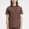 Tricou bărbătesc cu bandă contrastantă Ringer Tricou bărbătesc cu bandă contrastantă Ringer