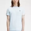 Tricou bărbătesc cu bandă contrastantă Ringer Tricou bărbătesc cu bandă contrastantă Ringer