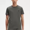 Tricou bărbătesc cu bandă contrastantă Ringer Tricou bărbătesc cu bandă contrastantă Ringer