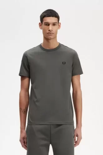 Tricou bărbătesc cu bandă contrastantă Ringer